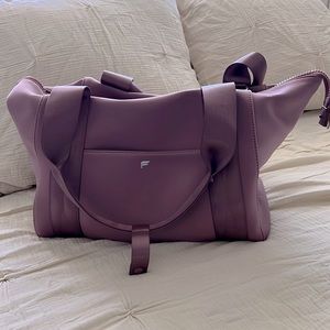 Fabletics - Neoprene Grip Duffle Gym Bag - Terra Pink